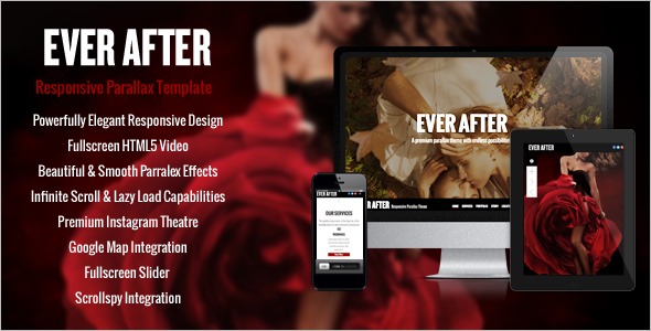 One page Concrete5 Template