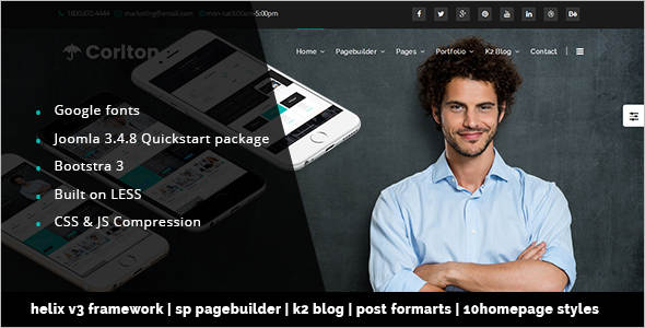 Page Builder Multi-Purpose Joomla Template