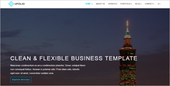 Portifilio Businesses Joomla Template