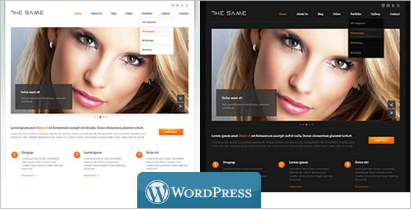 Professional Corporate WordPress Template