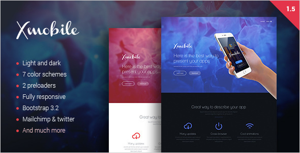 Responsive Ios Landing Page