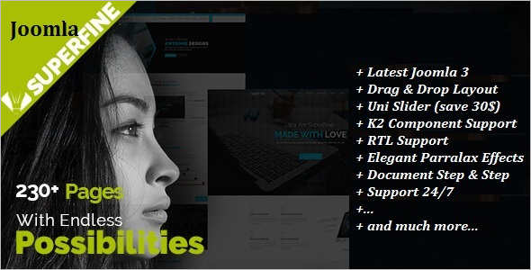Responsive Multi-Purpose Joomla Template