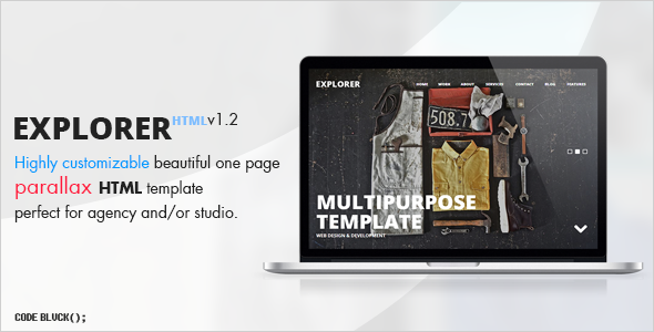 Responsive Parallax Agency Design