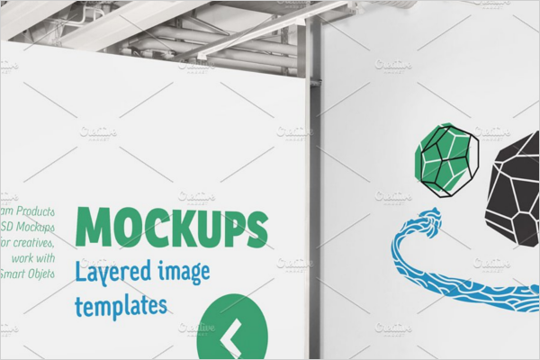 Signage Mockup Template Design