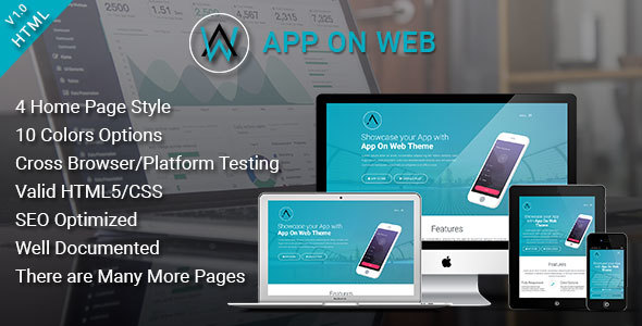 Simple App Landing Page Template
