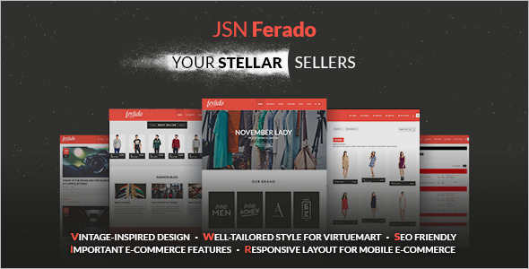 Stellar E-commerce Joomla Templat