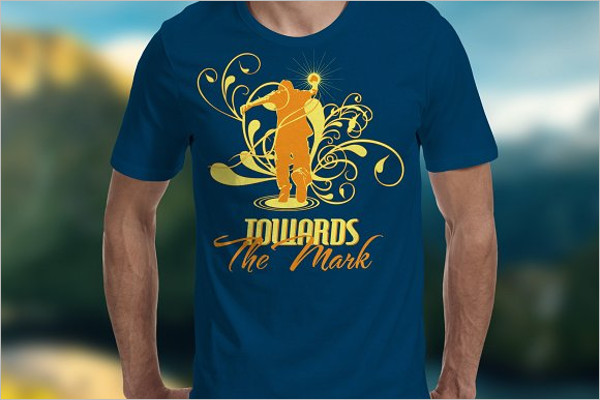 Towards the Mark T-Shirt Template