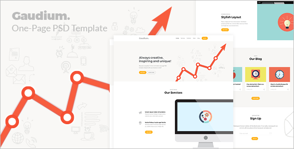 Trendy Bootstrap Template Design