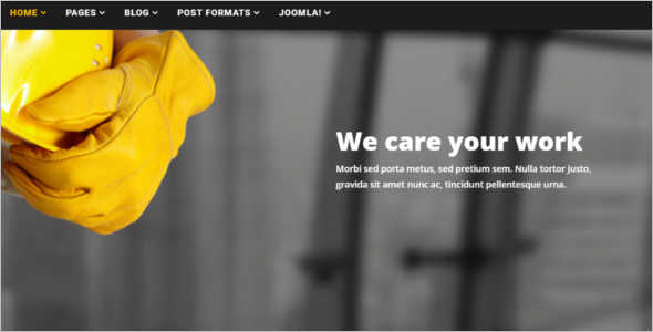 Under Construction Joomla Template