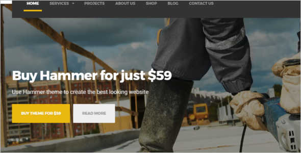 Under Construction WordPress Template