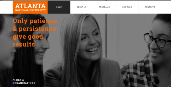 University Responsive Joomla Template