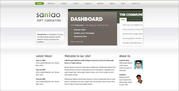 Web Corporate WordPress Template