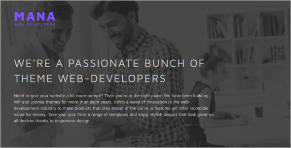 Web Development Design Joomla Template