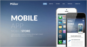 app website templates