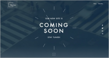 Coming Soon Website Templates