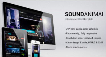 Entertainment HTML Templates