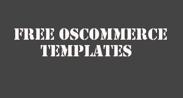 Free OsCommerce Themes