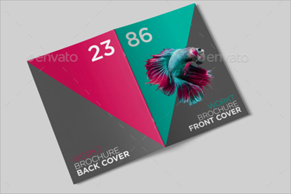 A4 Brochure Mockup VectorÂ 