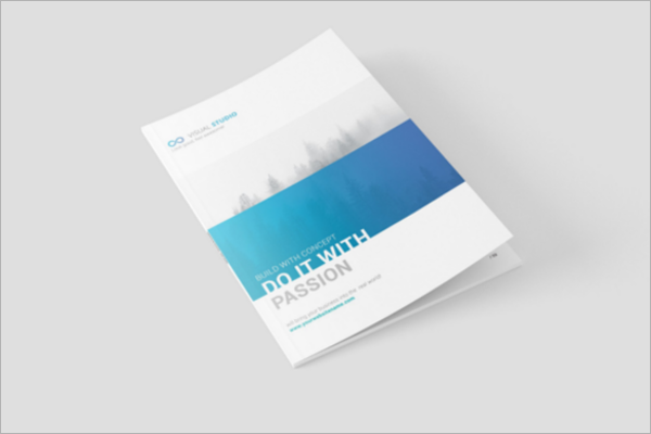 A4 Magazine Brochure Mockup PSD