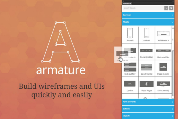 Abode Illustrator UI Wire Frames