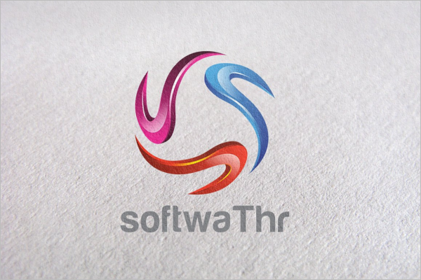 Abstract 3D Logo Template