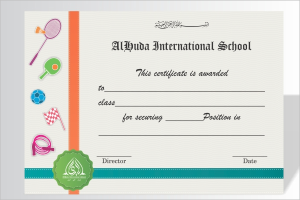 Achievement Certificate For Kids