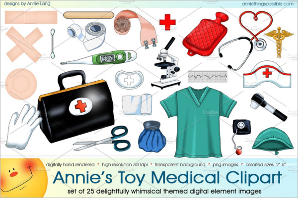 Annie's Toy Medical Clipart Poster