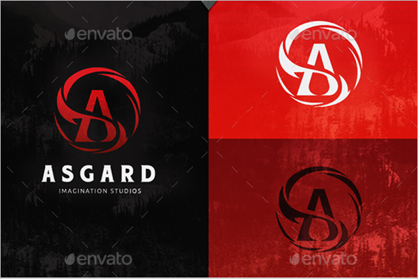 Asgard Photoshop Logo Template