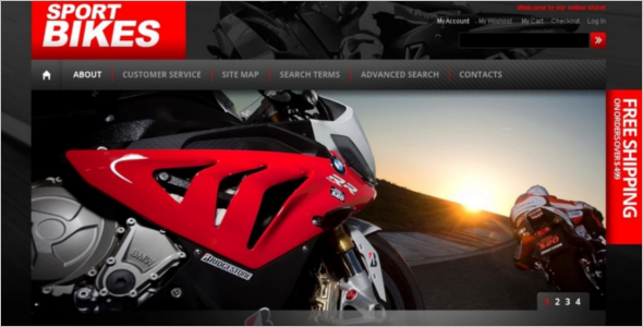 Awesome Bike Shop Magento Theme
