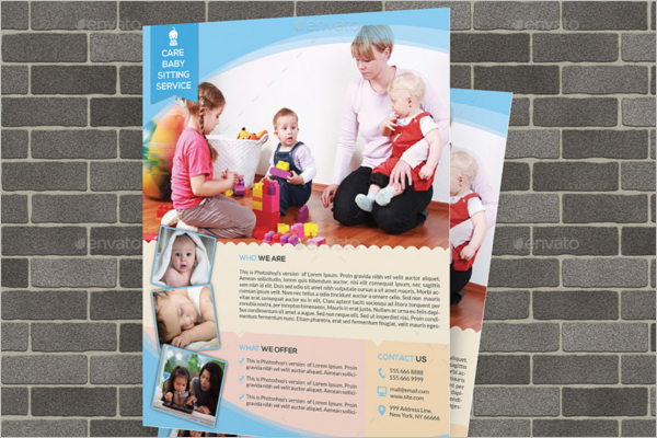 Babysitting Flyer Template
