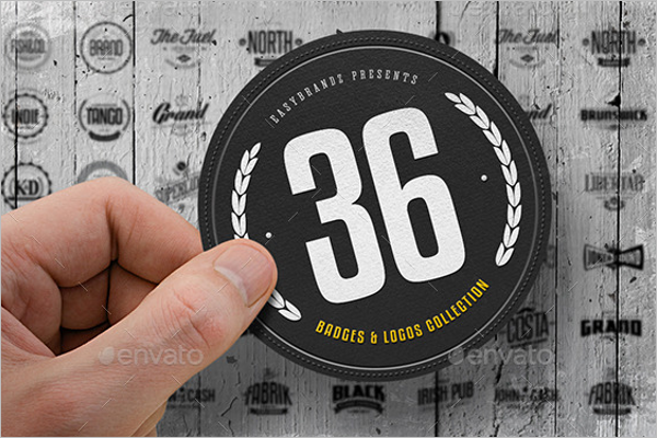 Badges & Logos Photoshop Template