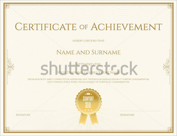 Behaviour Certificate Template