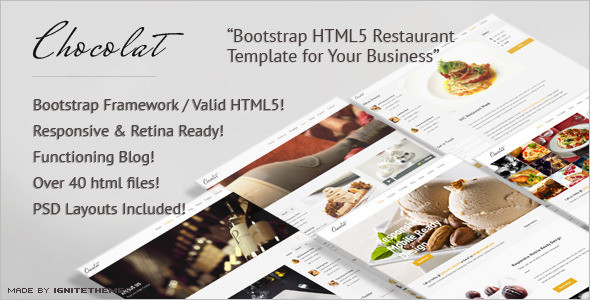 Best Food & Hospitality WordPress Template