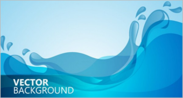 Blue Wave Background