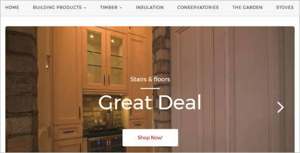 Building Materials OpenCart Template