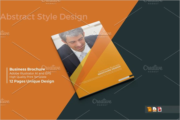 Business Brochure Mock Up Template