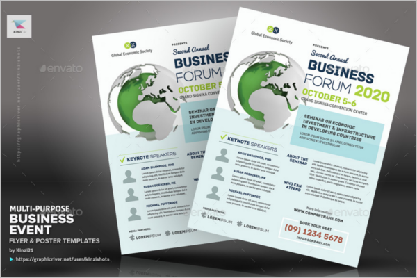 Business Event Poster Template