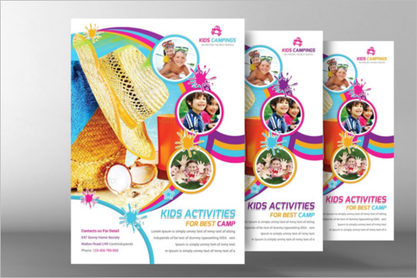 Child Summer Flyer Template