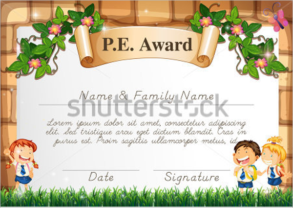 Children Certificate In PDF