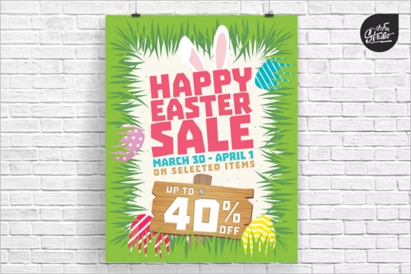 Christian Easter Poster Template
