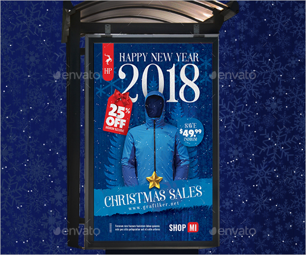 Christmas Sale Poster Template