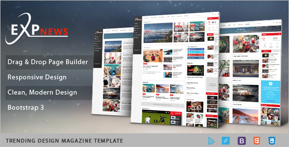 Clean News Portal Joomla Template