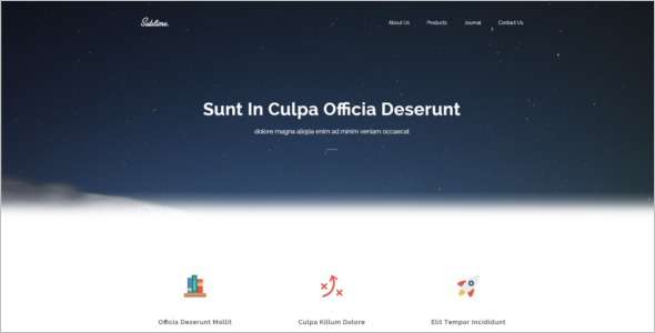 Clean jQuery Website Template