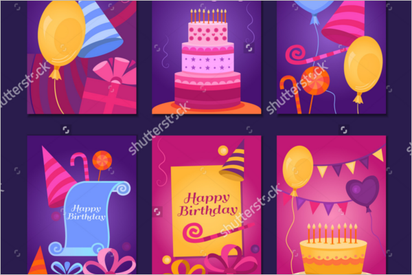 Collection Birthday Card Poster