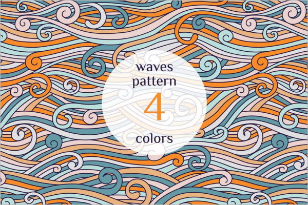Color Waves Pattern