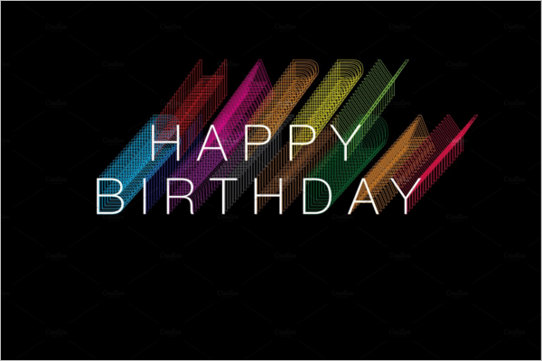 Colorful Birthday Poster Design
