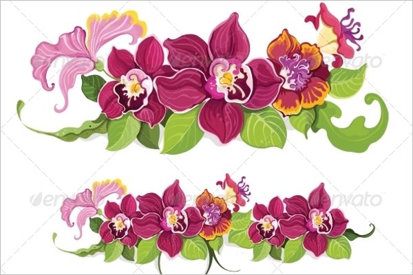Colorful Summer Flower Garland