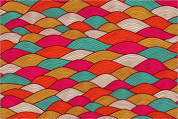 Colorful Wave background