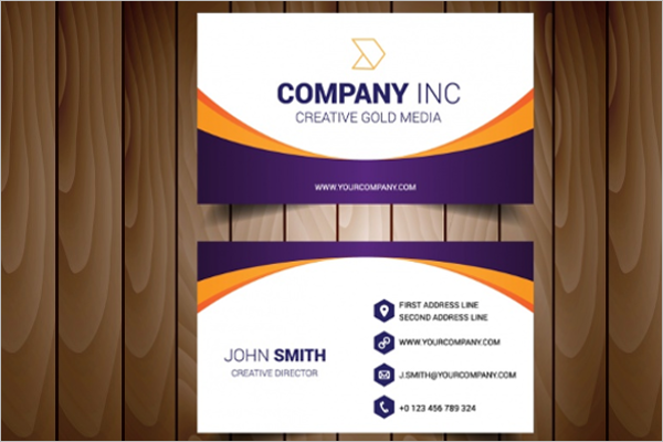 Company Business Card Template