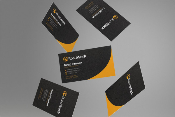 Construction Business Card VectorÂ 